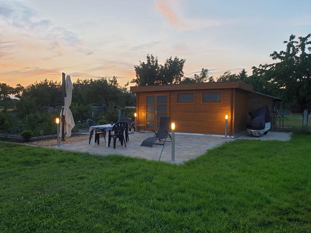 Holzhaus und Terasse in Groß-Särchen